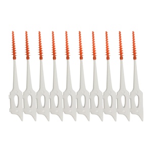 Brosse interdentaire en bambou biodégradable à 100 %, douce et confortable, avec logo personnalisé, pour adultes, faible MOQ, en acier inoxydable - Product Image 3