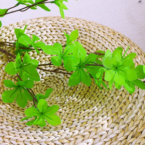 <b>Artificial</b> Pyrrhiza Wood Plant 88cm High Simulation Leaves Indoor Decorative <b>Tree</b> Branch For Home Wedding Props - Product Image 2