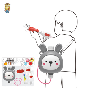 Pistola de Agua de Mochila para Niños, Pistola de Agua de 1L con Tanque de Agua de Conejito de Dibujos Animados, Juguetes de Agua para Niños y Niñas para la Playa y el Verano al Aire Libre - Product Image 4