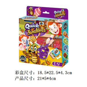 Meilleure vente de jeux intéressants pour la famille et la fête 35 pièces <span class=keywords><strong>jeu</strong></span> de société à cartes rapide écrasé <span class=keywords><strong>cafard</strong></span> enfants jeux de société éducatifs - Product Image 5