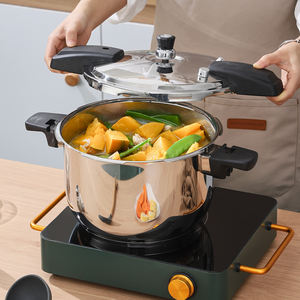 Zhenneng 공장 가격 5L/6L/8L 및 22cm/24CM/26CM 크기의 새로운 디자인 다기능 스테인레스 스틸 304 압력 밥솥 냄비 - Product Image 3