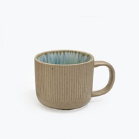 Service de table en grès céramique 16 pièces - Assiettes, bols et tasses à glaçure réactive verte, style européen, compatible micro-ondes et lave-vaisselle