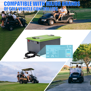 Bateria de Íon de Lítio Recarregável Personalizada para Carrinho de Golfe 36V 48V 150ah 200ah 300ah com Display LED - Product Image 4