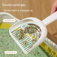 Ensemble de cuillères à litière multifonctionnelles intégrées pour le nettoyage des animaux domestiques avec accessoires pour litière