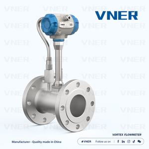 スマート圧縮空気ガス渦流量計（液体水、油用）ステンレス鋼フランジ接続、1%精度、OEMカスタマイズ可能 - Product Image 6