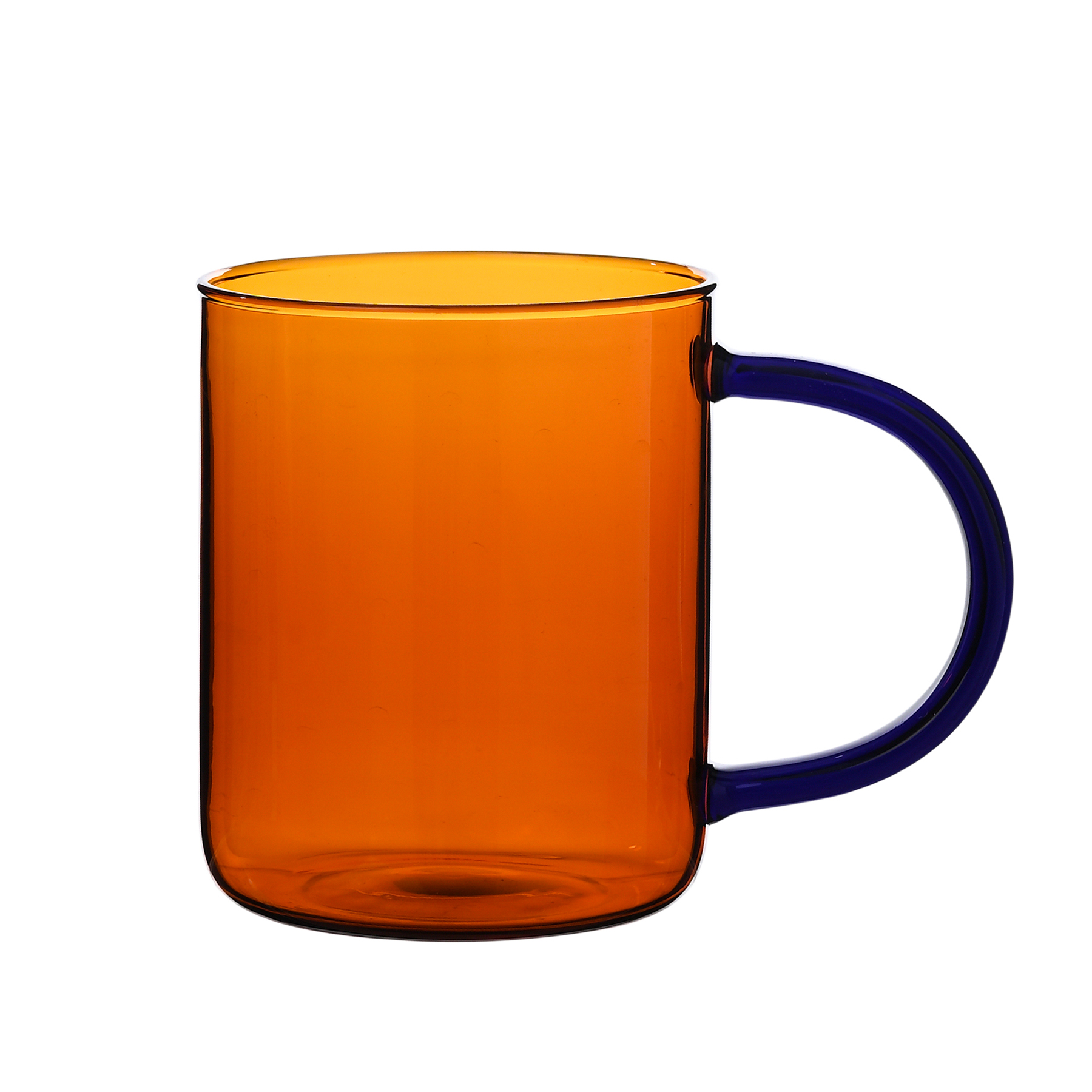 16oz Glass Coffee Cups with Handle - Eco-Friendly & Durable