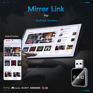Универсальный адаптер 3-в-1 для беспроводного CarPlay, Android Auto и MirrorLink, <span class=keywords><strong>USB</strong></span>-адаптер для автомобиля, оранжевый, для AirPlay - Product Image 3