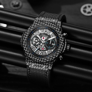 Reloj Mecánico Automático Multifuncional para Hombre, Diseño de Fibra de Carbono 2025, Resistente al Agua, Luminoso - Product Image 4