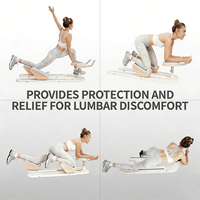 Appareil d'exercice pour la taille Flexihome Home Durable ABS - Blanc, étanche et portable, outil d'entraînement quotidien