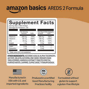 Capsules molles de haute qualité à base de vitamines C et E et de minéraux pour la santé oculaire - Product Image 2