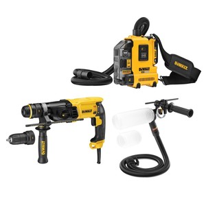 Marteau perforateur DeWalt avec système d'aspiration, mandrin SDS Plus de 1 pouce pour le perçage et la démolition du béton - Product Image 1