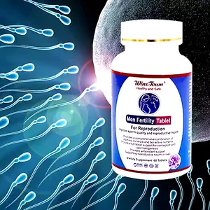 Men fertility tablet 800mg*60tablet improve healthy sperm safe quality dietary supplement Vitaminm and Ginseng tablet