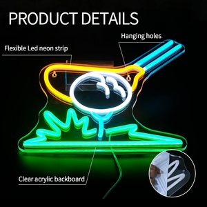 Golf Letreros Neon LED indoor hanging ambient light shop <b>sign</b> wall decoration light entrance indicator light luminous <b>sign</b> 5v12v - Product Image 2