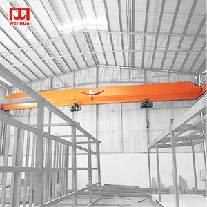 2 टन 5 टन 10 टन 20 टन उच्च कुशल तार रस्सी होस्ट एकल गर्डर ओवरहेड क्रेन - Product Image 2