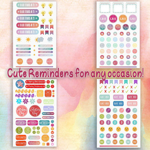 Essenziale 20 fogli di produttività di ispirazione di festa planner autoadesivo <span class=keywords><strong>a5</strong></span> per il quotidiano settimanale mensile agenda - Product Image 5