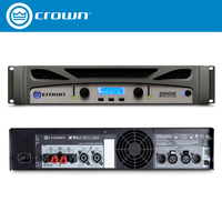 Amplificateur de puissance numérique professionnel CROWN XTi2002A, 2 canaux, 1600W, montage en rack 2U, système de sonorisation haute puissance, garantie 3 ans