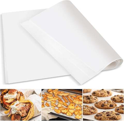 Baking Paper Double Sides for Food for Cake Sandwich Pizza Bread Snack Cookie Sushi Lollipop Salad Candy Digital
