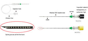 使い捨て医療無菌超音波誘導末梢神経ブロックPlexusエコー針神経ブロック穿刺針 - Product Image 2