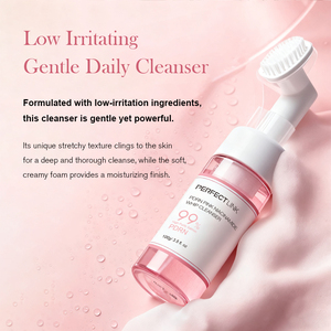 Private Label Koreanische Gesichtsbürste Reiniger Rosa PDRN Niacinamid Poren-Tiefenreinigung Lachs-DNA PDRN Gesichtsreiniger - Product Image 5