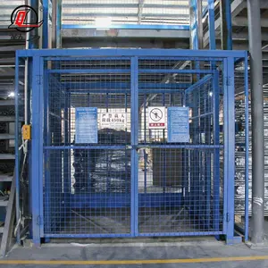 Premium Kwaliteit 3 Ton Magazijn Workshop Indoor Outdoor Hydraulische Stationaire Cargo Lift Hoist Lift Platform