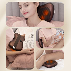 Masajeador eléctrico para el hogar y el coche de tejido profundo 3D, masaje Lumbar para el cuello, almohada de calefacción, masajeador para fisioterapeuta - Product Image 5