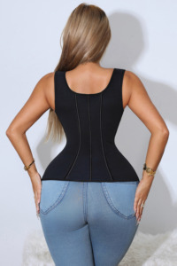 X-hình dạng xương thép tâng bốc giảm béo lưới dây kéo căng cao cộng với móc và mắt Colombian fajas huấn luyện viên eo tốt nhất cho phụ nữ - Product Image 3