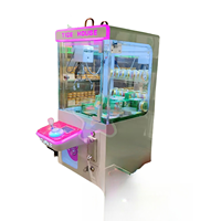 Vente d'usine Mini Machines à griffes Machine de jeu à pièces Modèle de jeton Métal Matière plastique Équipement d'amusement intérieur pour enfants