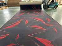 Tapis de sol réutilisable de haute qualité à poils ras avec dos antidérapant