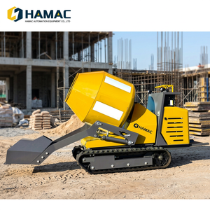 Camion malaxeur à béton autochargeur sur chenilles HMC100/HMC50/HMC30, capacité de décharge 300L/500L/1,2M, moteur diesel d'occasion - Product Image 3