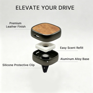 Penjualan Lintas Negara Klip Aroma Mobil Minimalis Logam Persegi <span class=keywords><strong>Diffuser</strong></span> Aroma Mobil Pabrik Sumber Mendukung Grosir - Product Image 3