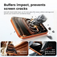 Protection d'écran en hydrogel PET 5H de haute qualité, 2.5D 3D HD transparente, électro-plaquée, couverture intégrale, film en hydrogel pour téléphone portable