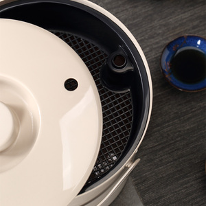 Household Round 6.5L Tea Residue Water Bucket <strong>With</strong> Strainer Small Compost Bucket <strong>Plastic</strong> Waste <strong>Bin</strong> - Product Image 2