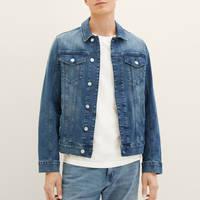 Veste en jean moderne pour homme, collection hiver, service OEM, respirante, écologique, décontractée, en coton et élasthanne, col rabattu, entièrement doublée