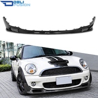 Pour Mini Cooper S LCI R56 R55 R57 R58 R59 2011-2014, kit carrosserie en fibre de carbone style 3D, lèvre de pare-chocs avant, séparateur, canards, spoiler