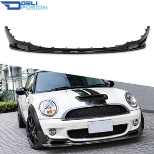 Pour Mini Cooper S LCI R56 R55 R57 R58 R59 2011-2014, kit carrosserie en fibre de carbone style 3D, lèvre de pare-chocs avant, séparateur, canards, spoiler - Product Image 1