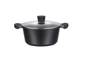 الأكثر مبيعًا كسرولة سطحية مرمية أوعية شعبية غير لاصقة طلاء رخامي أواني طهي من الألومنيوم المصبوب كسرولة - Product Image 4