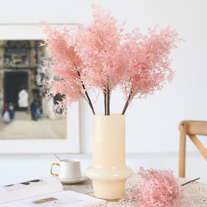 Hierba Artificial Decorativa, Flor de Plástico Color Rosa Champán, Decoración para Interiores, Bodas y Hogar - Product Image 2