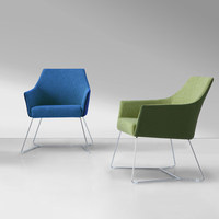 Fauteuil de négociation commercial, siège de réception pour bureau, studio, école, magasin 4S et salon d'exposition