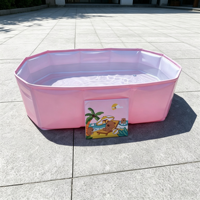 Baignoire pliable pour bébé, baignoire pour nourrissons, piscine pour enfants sans gonflage, carrée, en PVC non toxique, intérieur/extérieur, nouveau-né, tout-petit, grande, portable, 80 cm