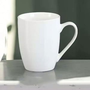 Tasse à café en céramique de haute qualité 11 oz, blanche unie, vierge pour sublimation, pour promotions, vente en gros de tasses en céramique - Product Image 1