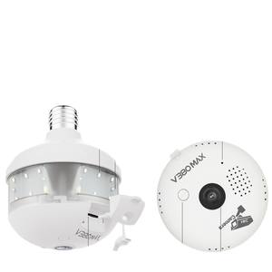 Caméra d'ampoule panoramique HIKWIFI V380, sans fil, WiFi, téléphone mobile, télécommande, double éclairage, vision nocturne, <span class=keywords><strong>HD</strong></span> CMOS, IP66, étanche - Product Image 2