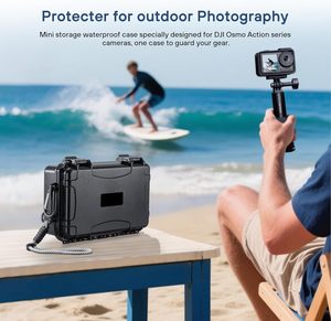 STARTRC PHOTO Étui rigide portable étanche pour Osmo <span class=keywords><strong>Action</strong></span> 5 Pro/4/<span class=keywords><strong>3</strong></span> 2 batteries/MIC/Hub/carte SD Accessoires pour caméra - Product Image 2