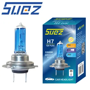 Ampoule automatique H7 bleue super blanche 12V 55W de haute qualité avec une durée de vie de 500 heures