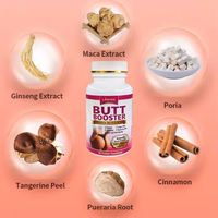 Grosses Fesses Herbales OEM Personnalisées Vente en Gros Pilules de Maca Noire pour l'Agrandissement des Fesses et des Hanches