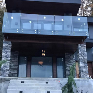 Système de <span class=keywords><strong>balustrade</strong></span> en verre sans cadre de luxe pour escalier, balcon, terrasse et <span class=keywords><strong>mezzanine</strong></span> - Product Image 6
