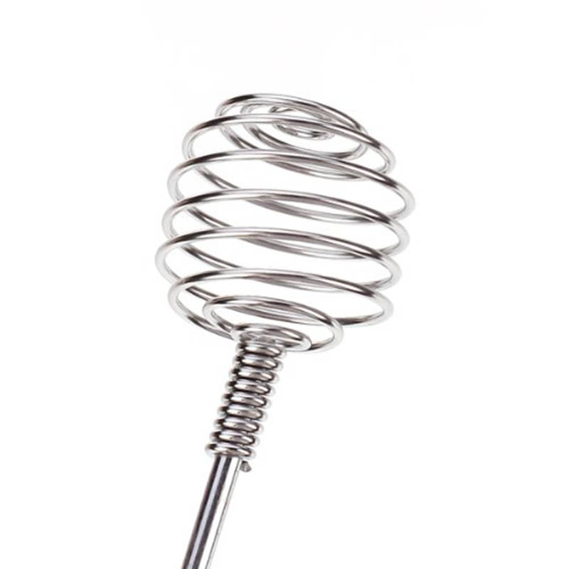 Food Grade Stainless Steel Honey Dipper With Unique Spiral Design Honey Spoon Stick