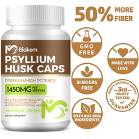 Hot Sell Flohs amensc halen kapseln Vegan, GVO, Gluten frei, Darm reiniger, Tägliche Faser ergänzung für Darm gesundheit und Regelmäßig keit