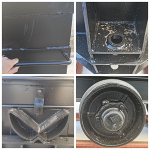 Nuovo Carrello Ferroviario a Scartamento Ridotto con Ribaltamento a Secchio da 0,55/0,75/1 M³ per Miniere, Binario da 600mm - Product Image 3