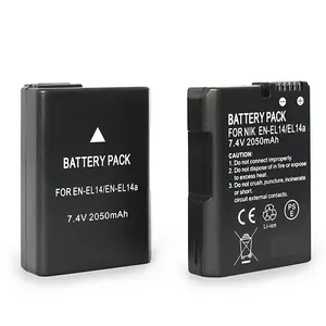 EN-EL14 ENEL14 EN-EL14A EL14A <span class=keywords><strong>Batterie</strong></span> pour <span class=keywords><strong>Nikon</strong></span> P7200 P7700 P7100 D3100 D3200 D3300 D5100 D5200 <span class=keywords><strong>D5500</strong></span> D5600 D5300 Caméra - Product Image 1