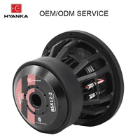 Altavoz Subwoofer HYANKA BSX12-2 de 12 Pulgadas, Subwoofer Doble de 2+2 Ohmios, 2000 W RMS, 300 OZ Magnético, Altavoz Subwoofer para Automóvil